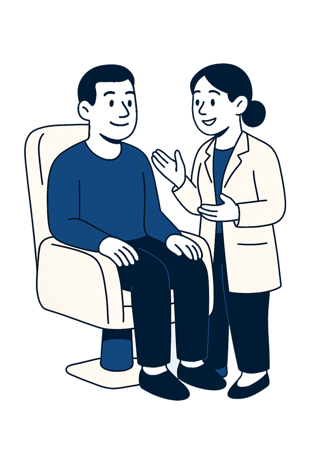 illustration of a person using a vr headset